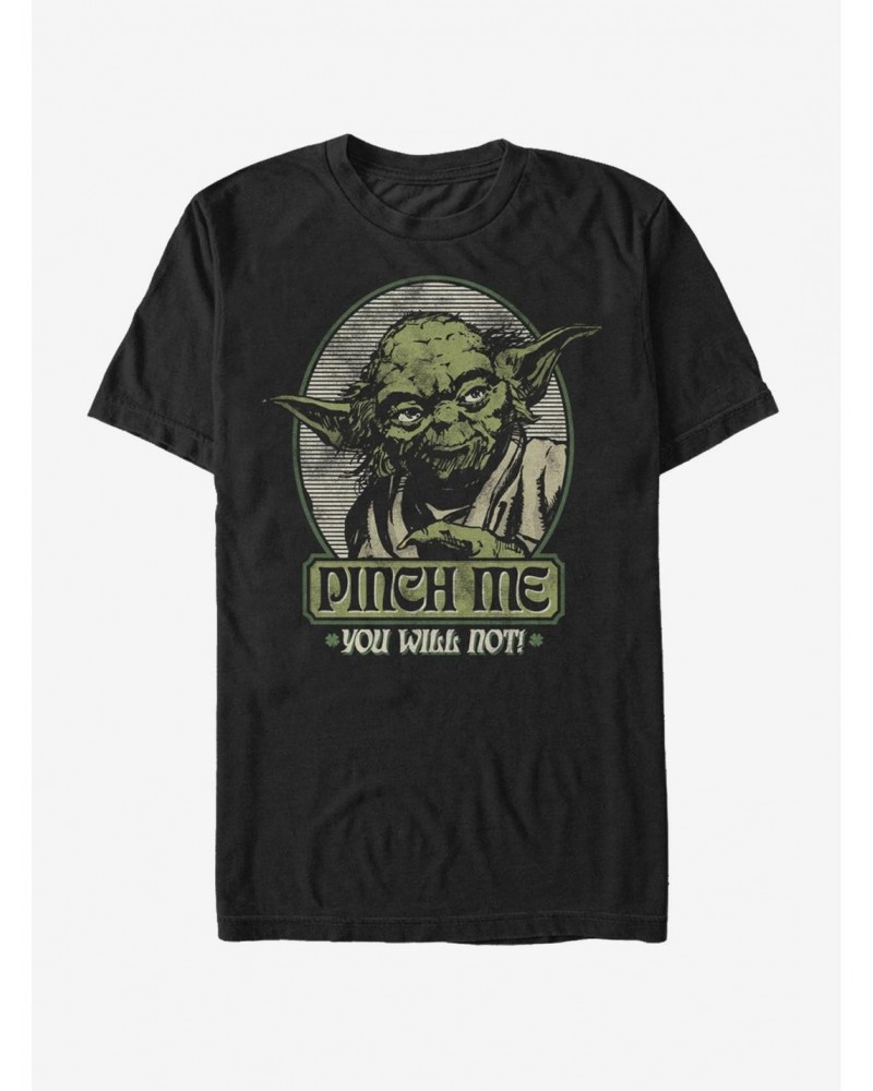 Star Wars Yoda Pinch Me You Will Not T-Shirt $4.97 T-Shirts