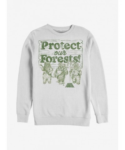 Star Wars Protect Our Forests Crew Sweatshirt $13.28 Sweatshirts