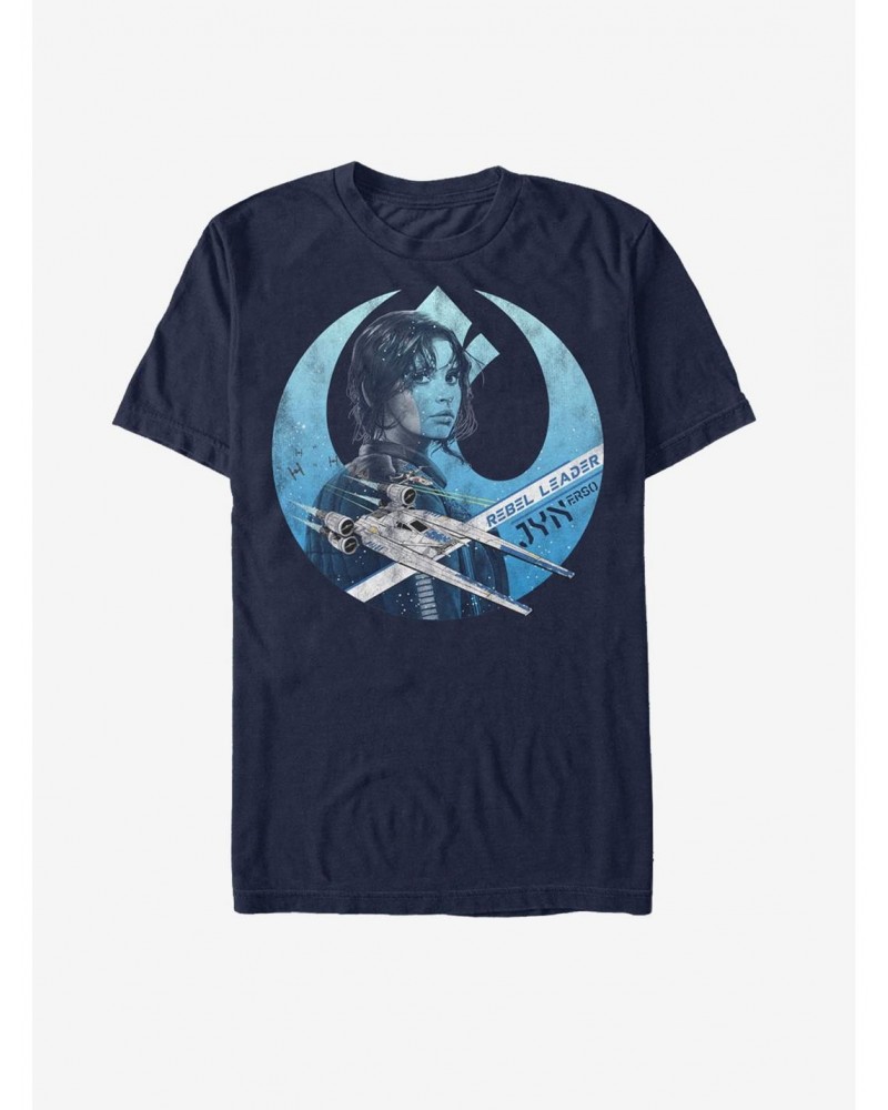 Star Wars Jyn Erso Rebel Crest T-Shirt $7.77 T-Shirts