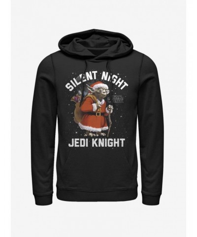 Star Wars Santa Yoda Silent Jedi Knight Hoodie $16.88 Hoodies