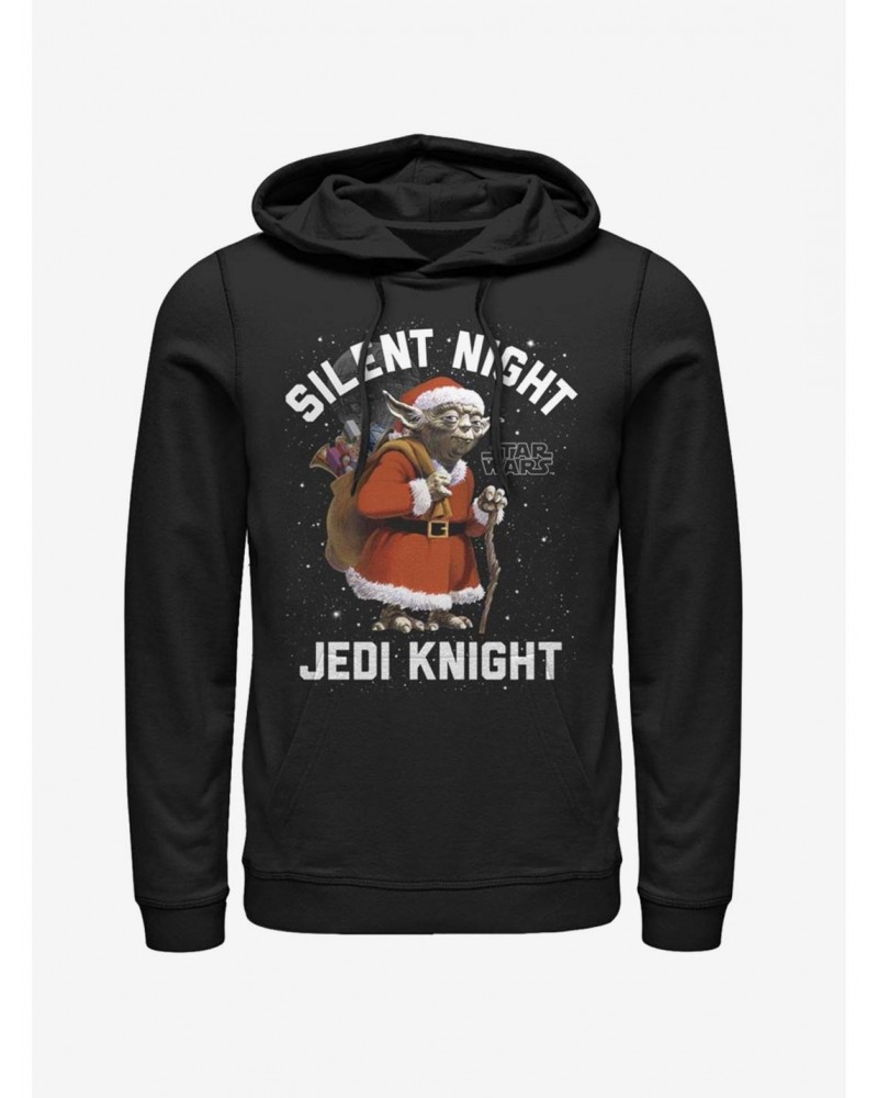 Star Wars Santa Yoda Silent Jedi Knight Hoodie $16.88 Hoodies