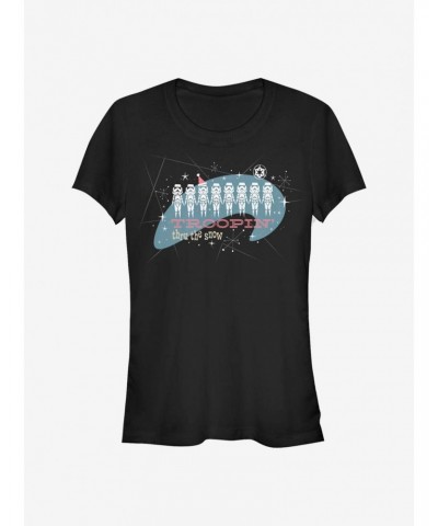 Star Wars Troopin Thru The Snow Girls T-Shirt $7.12 T-Shirts