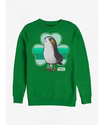 Star Wars Porg Clover Sweatshirt $12.99 Sweatshirts