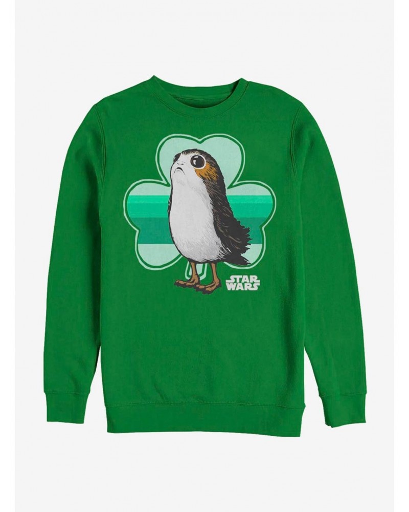 Star Wars Porg Clover Sweatshirt $12.99 Sweatshirts