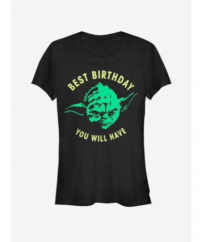 Star Wars Yoda Day Girls T-Shirt $5.82 T-Shirts