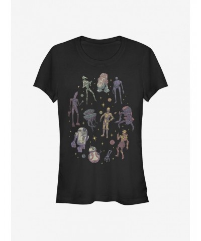 Star Wars Sidekick Circle Girls T-Shirt $7.93 T-Shirts