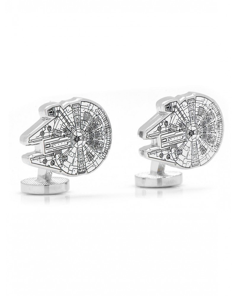 Star Wars Millennium Falcon Blueprint Cufflinks $32.30 Cufflinks