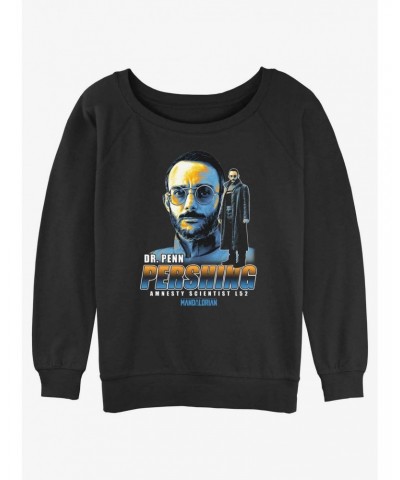 Star Wars The Mandalorian Amnesty Scientist Dr. Penn Pershing Slouchy Sweatshirt $13.28 Sweatshirts