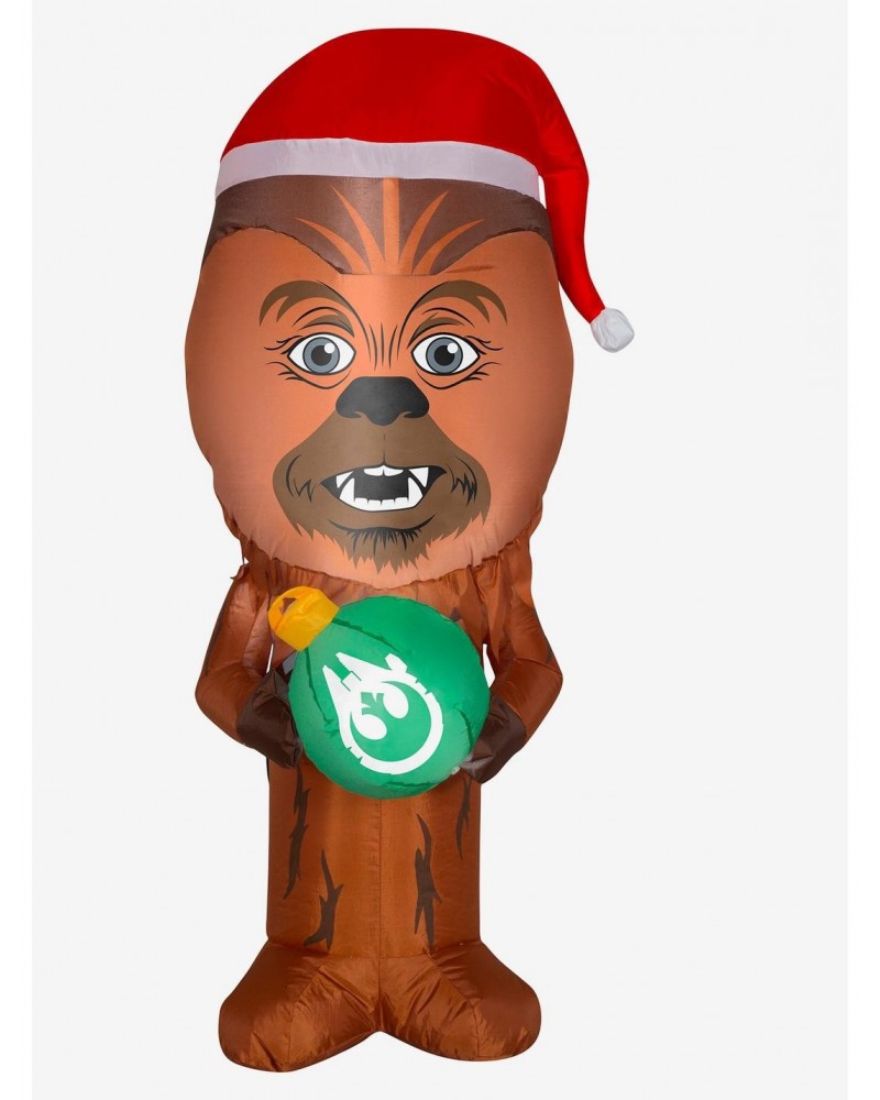 Star Wars Chewbacca Santa Hat Inflatable Decor $20.10 Décor