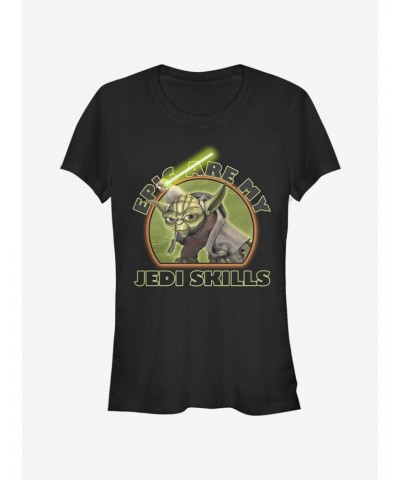 Star Wars The Clone Wars Jedi Skills Girls T-Shirt $5.66 T-Shirts