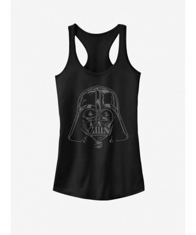 Star Wars Darth Vader Face Girls Tank $8.76 Tanks