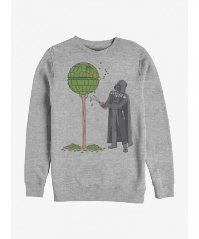 Star Wars Death Star Bush Crew Sweatshirt $12.40 Sweatshirts