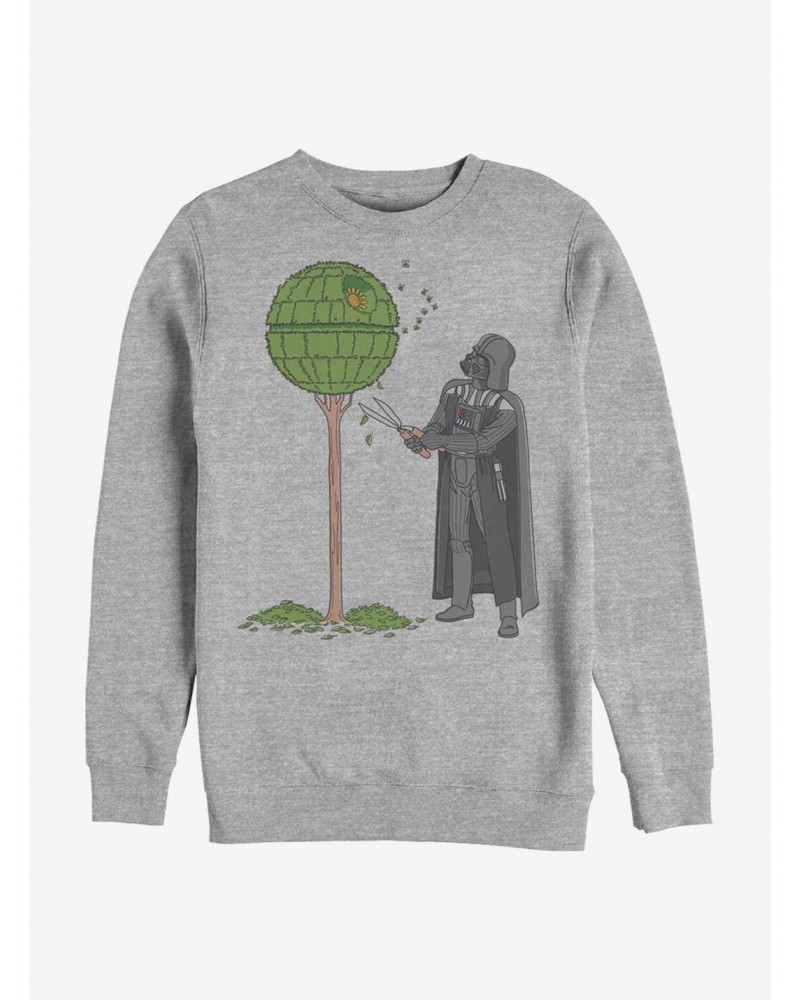 Star Wars Death Star Bush Crew Sweatshirt $12.40 Sweatshirts