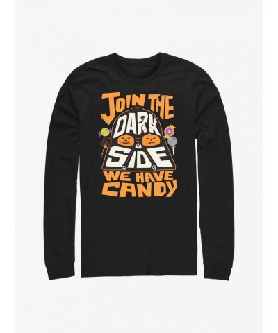 Star Wars The Dark Side Has Candy Long-Sleeve T-Shirt $9.48 T-Shirts