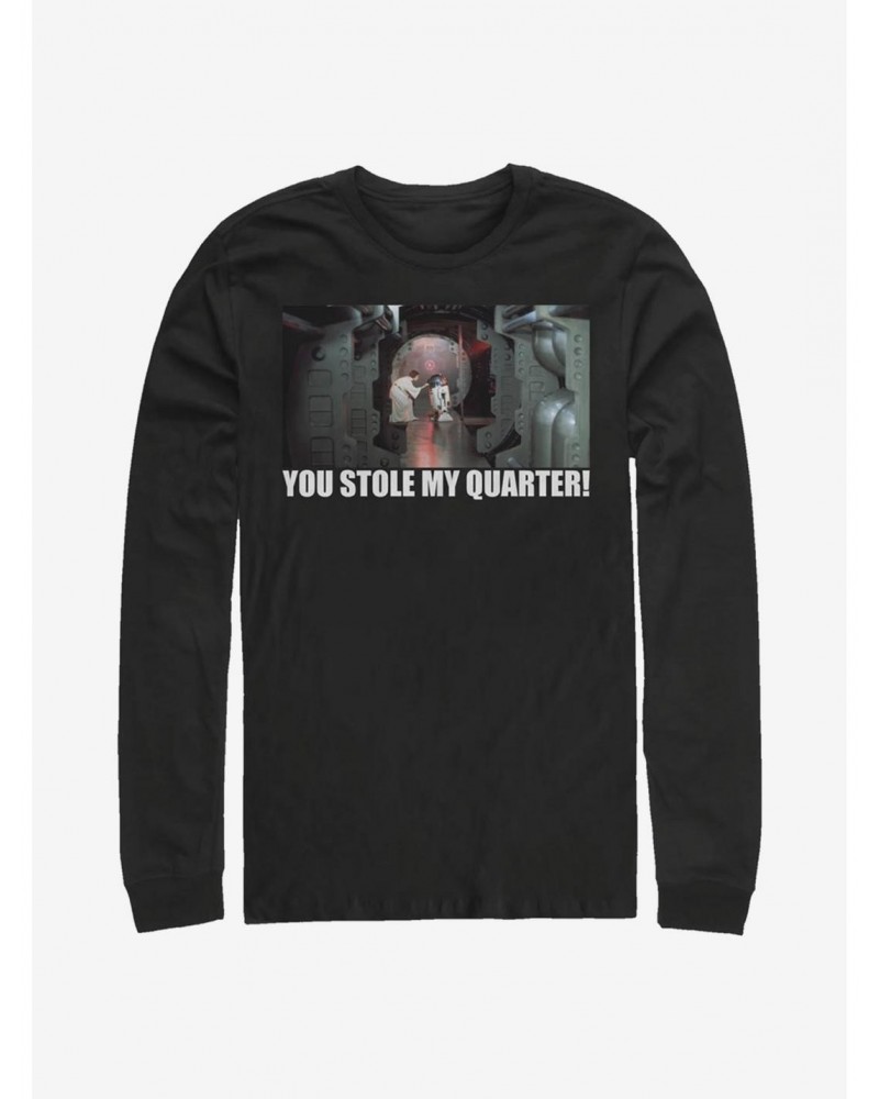 Star Wars Quarter Stealer Long-Sleeve T-Shirt $11.58 T-Shirts