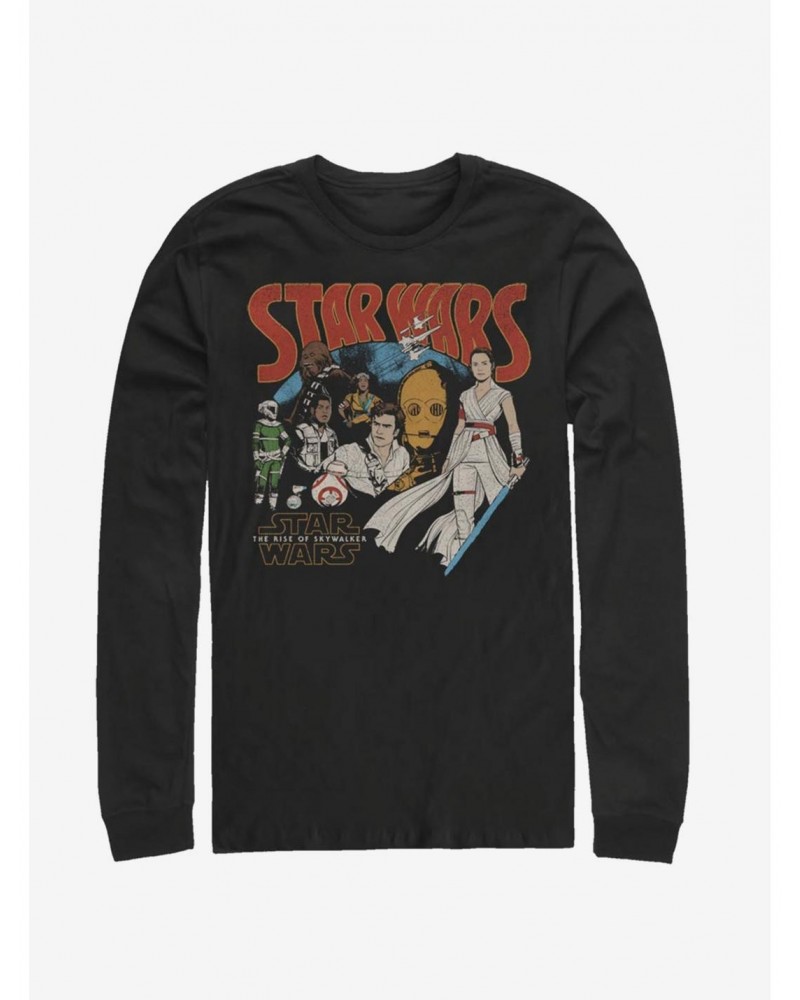 Star Wars Episode IX The Rise Of Skywalker Retro Buddies Long-Sleeve T-Shirt $12.11 T-Shirts