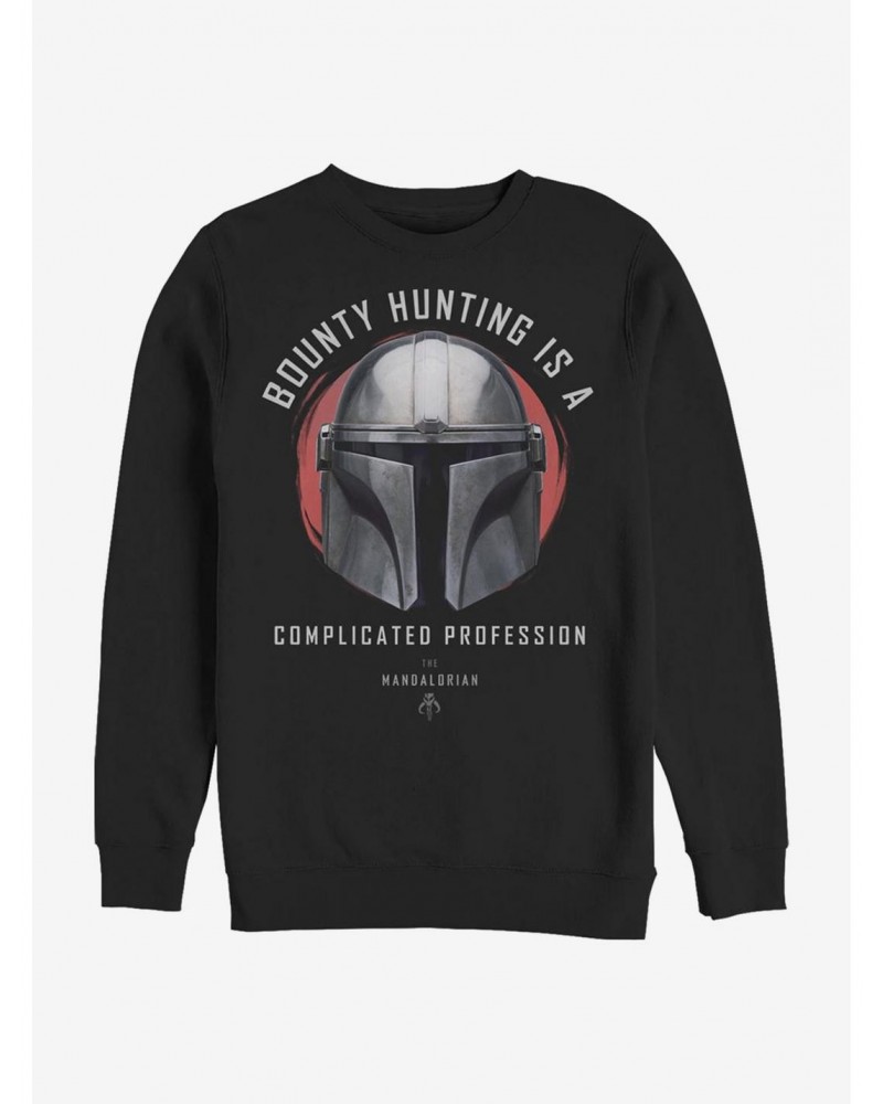 Star Wars The Mandalorian Bounty Goals Crew Sweatshirt $10.04 Sweatshirts