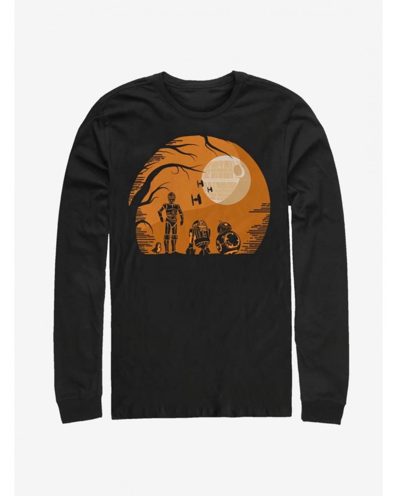 Star Wars Episode VIII The Last Jedi Droids Haunt Long-Sleeve T-Shirt $8.42 T-Shirts