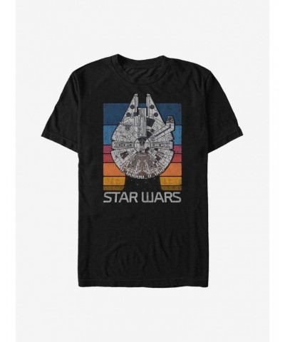 Star Wars Falcon Rainbow Colors T-Shirt $5.59 T-Shirts