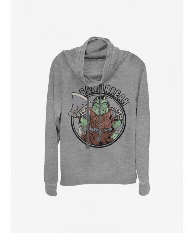 Star Wars Gamorrean Drawing Cowlneck Long-Sleeve Girls Top $16.88 Tops