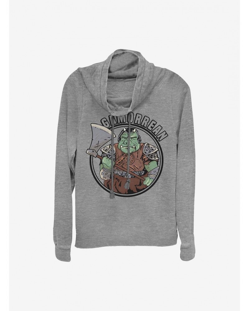 Star Wars Gamorrean Drawing Cowlneck Long-Sleeve Girls Top $16.88 Tops