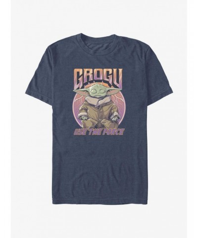 Star Wars The Mandalorian Zen Grogu T-Shirt $5.59 T-Shirts