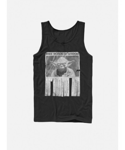 Star Wars Words of Wisdom Tank $7.37 Merchandises