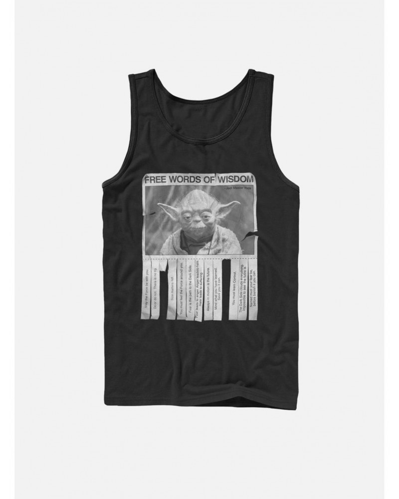 Star Wars Words of Wisdom Tank $7.37 Merchandises