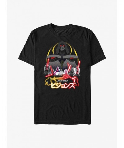 Star Wars: Visions The Ninth Jedi Face-Off T-Shirt $7.14 T-Shirts