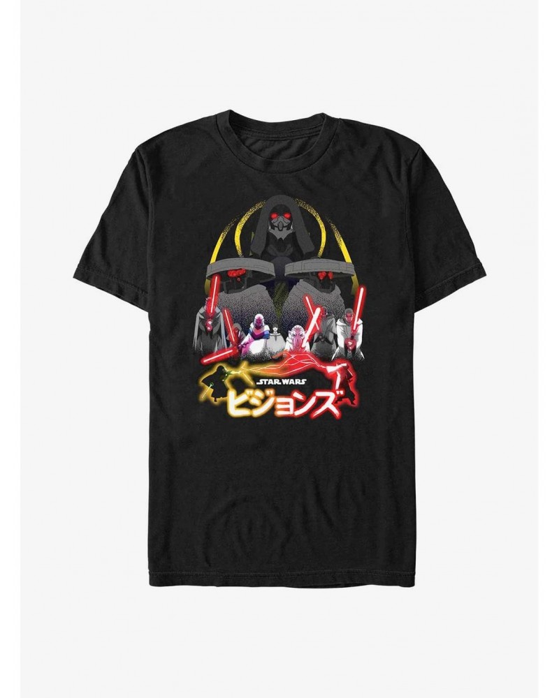 Star Wars: Visions The Ninth Jedi Face-Off T-Shirt $7.14 T-Shirts