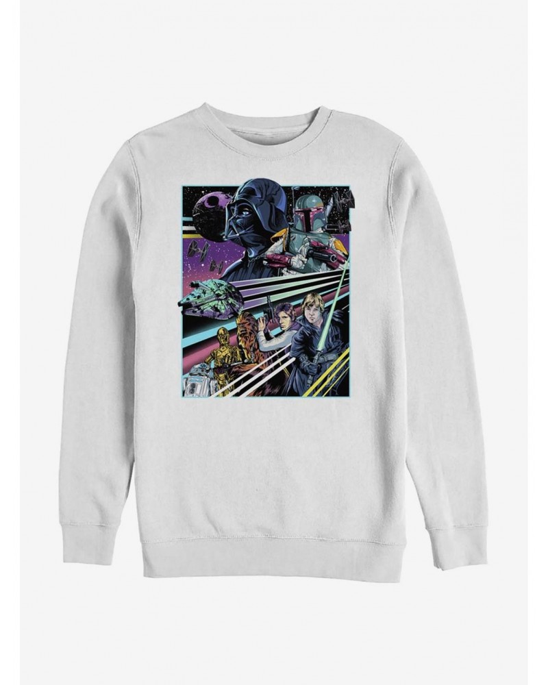 Star Wars Rebellion Poster Crew Sweatshirt $9.74 Sweatshirts