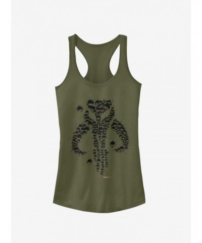 Star Wars The Mandalorian Bullet Holes Girls Tank $8.57 Tanks