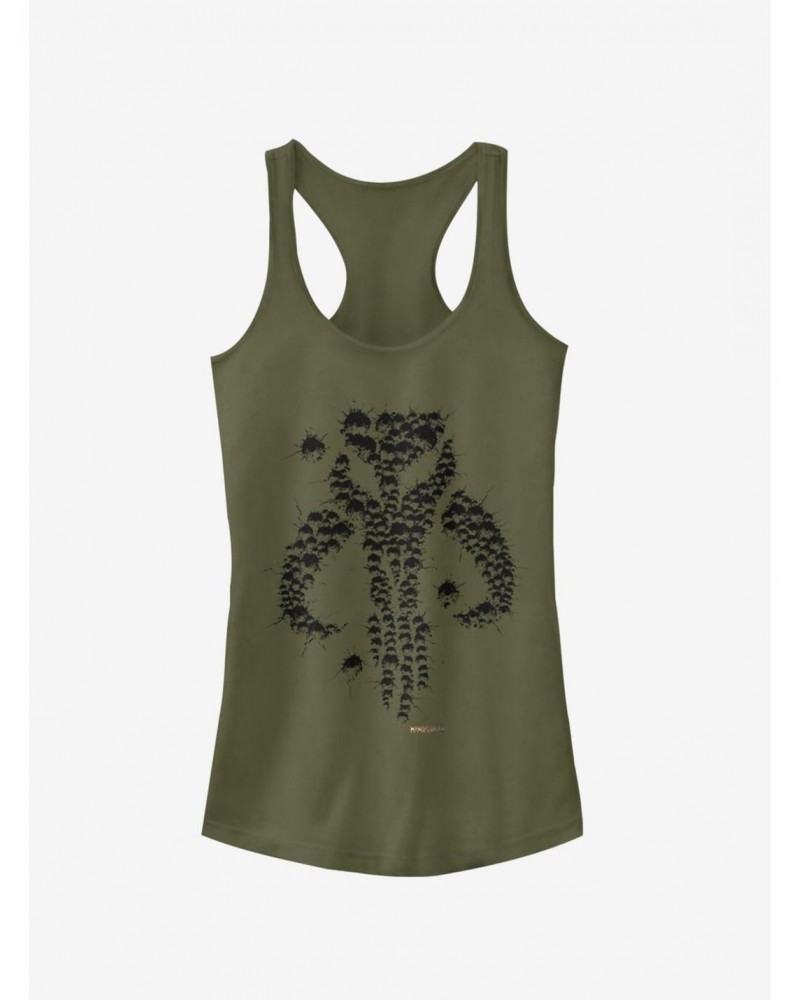 Star Wars The Mandalorian Bullet Holes Girls Tank $8.57 Tanks