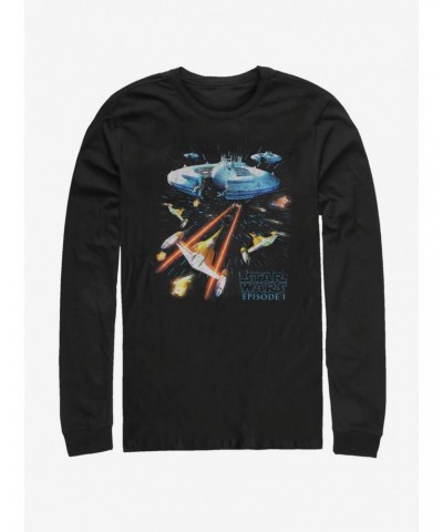 Star Wars Episode 1 Epic Scene Long-Sleeve T-Shirt $8.95 T-Shirts