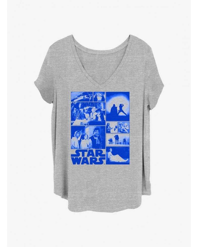 Star Wars Movie Screenshot Poster Girls T-Shirt Plus Size $9.25 T-Shirts