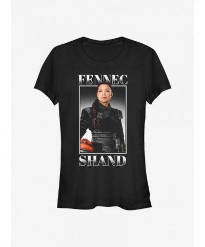 Star Wars The Mandalorian Fennec Shand Girls T-Shirt $7.12 T-Shirts