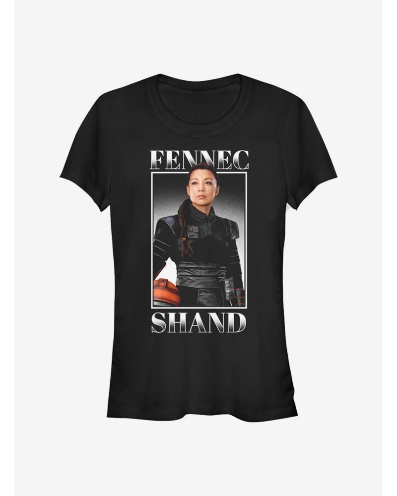 Star Wars The Mandalorian Fennec Shand Girls T-Shirt $7.12 T-Shirts