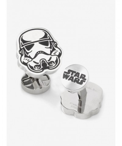 Star Wars Stormtrooper Stainless Steel Cufflinks $77.50 Cufflinks