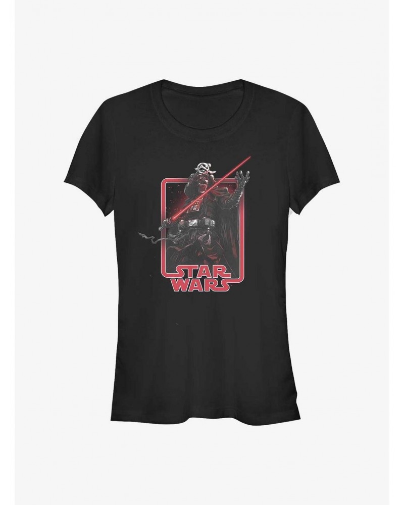 Star Wars: Visions Framed Darth Vader Girls T-Shirt $6.80 T-Shirts