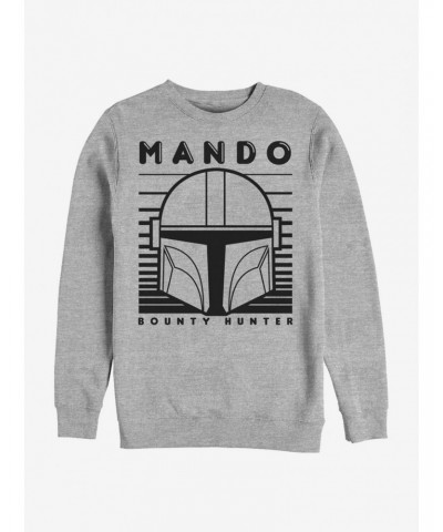 Star Wars The Mandalorian Mando The Way Crew Sweatshirt $14.46 Sweatshirts