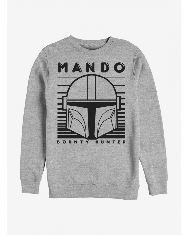 Star Wars The Mandalorian Mando The Way Crew Sweatshirt $14.46 Sweatshirts