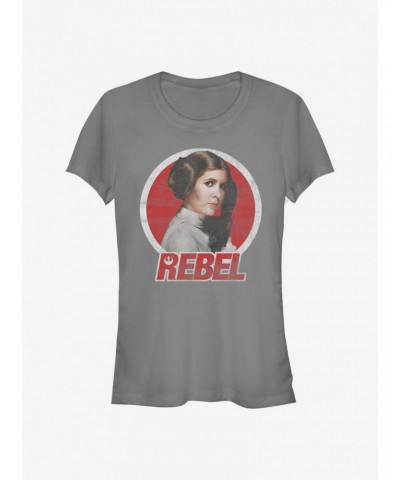 Star Wars Leia Rebel Circle Girls T-Shirt $8.09 T-Shirts