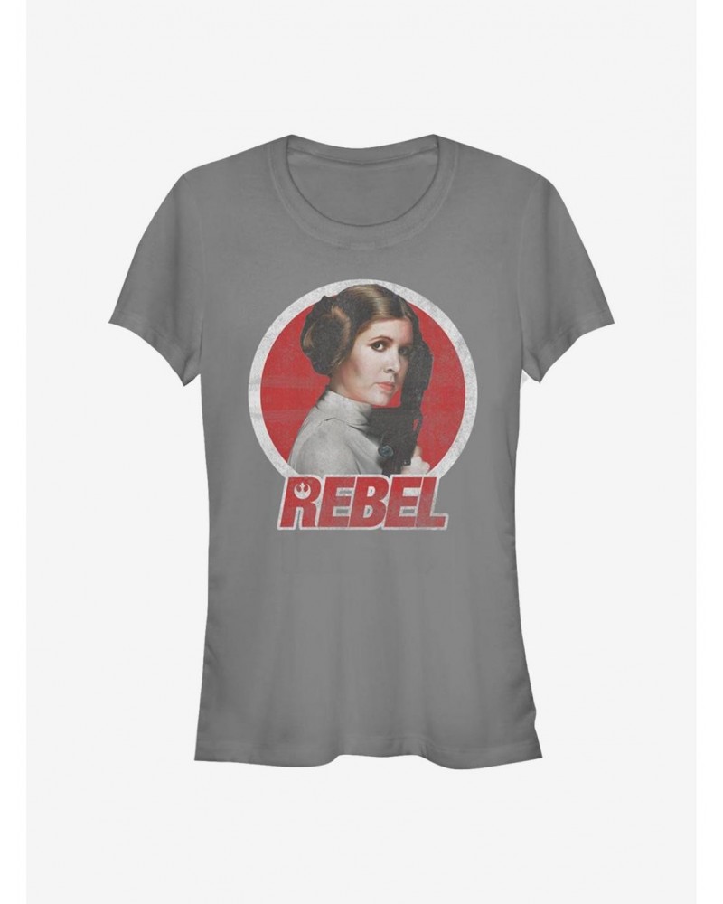 Star Wars Leia Rebel Circle Girls T-Shirt $8.09 T-Shirts