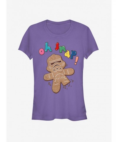 Star Wars Storm Trooper Gingerbread Gingersnap Girls T-Shirt $5.66 T-Shirts