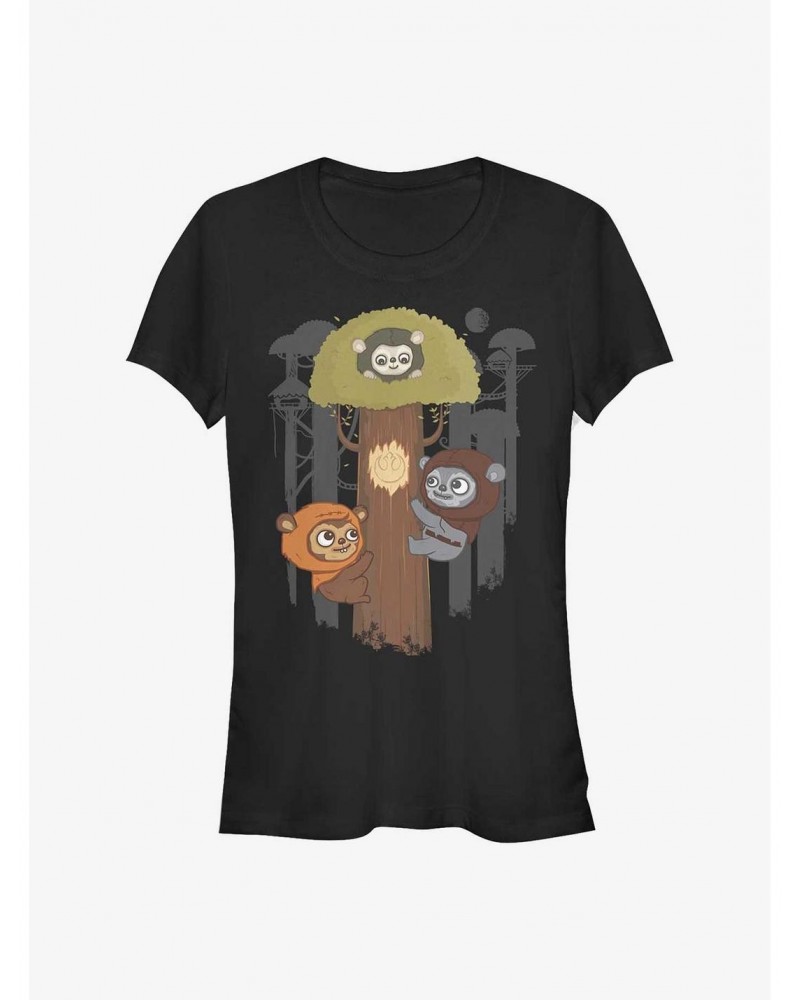 Star Wars Rebel Ewoks Girls T-Shirt $6.31 T-Shirts