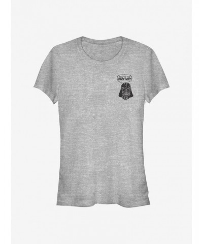 Star Wars Vader Stitch Girls T-Shirt $7.93 T-Shirts