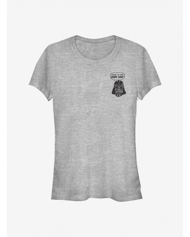 Star Wars Vader Stitch Girls T-Shirt $7.93 T-Shirts