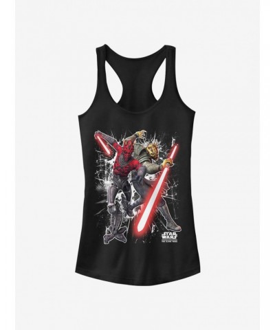 Star Wars The Clone Wars Sith Brothers Girls Tank Top $6.57 Tops