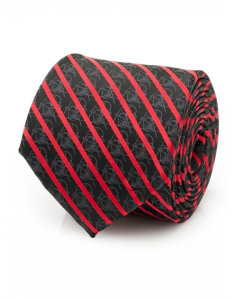 Star Wars Darth Vader Stripe Red Black Men's Tie $13.62 Ties