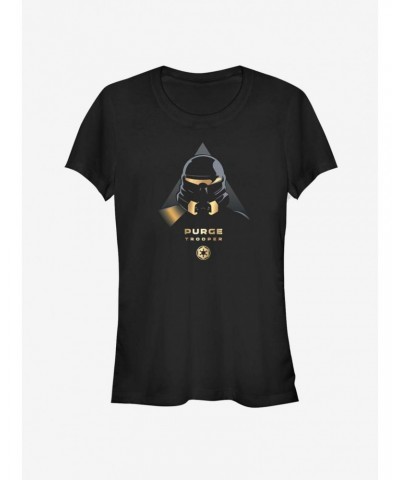 Star Wars Jedi: Fallen Order Purge Trooper Gold Girls T-Shirt $6.96 T-Shirts